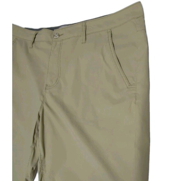 Weatherproof Vintage Men Trail Shorts 38 Straight Fit Zip Pockets Mid Rise Beige - Picture 4 of 10